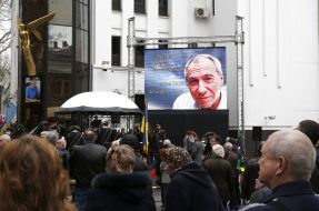 Farewell ceremony with Boris Litvak