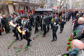Farewell ceremony with Boris Litvak