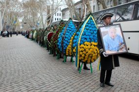 Farewell ceremony with Boris Litvak