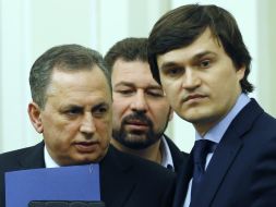 Valery Pisarenko, Aleksandr Efremov and Evgeniy Geller