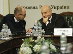 Aleksandr Turchinov and Arseniy Yatsenyuk