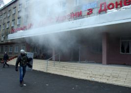 Pro-Russian protesters