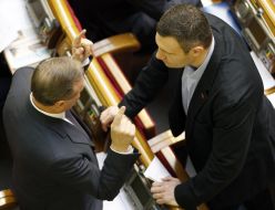 Aleksndr Efremov and Vitali Klitschko
