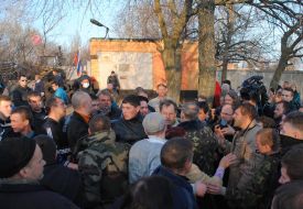 Blockade of Kramatorsk military airfield