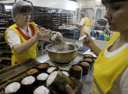 Preparation of Easter cakes
