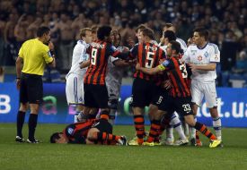 Fight during football match