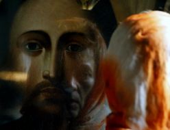 The woman at the icon