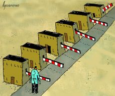 Caricature Barriers by Igor Lukyanchenko