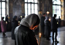 Релігія. Чистий четвер. Віруючі 