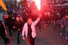 March in the memory of Maksim Chaika in Odessa