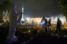 Пасхальное богослужение на Майдане