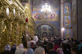 Easter divine service