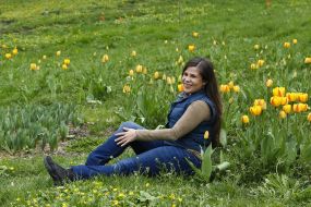 Exhibition of tulips