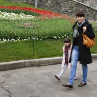 Exhibition of tulips