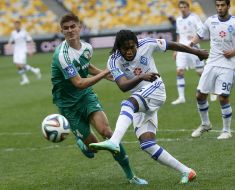 Demersi Mbokani and Eugene Tkachuk