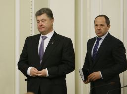 Petr Poroshenko and Sergey Tigipko