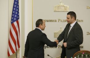 Vitali Klitschko and Sergey Tigipko