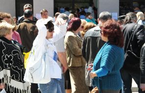 The people at the main branch of "PrivatBank"