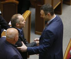 Vitaliy Klichko and Nestor Shufrich