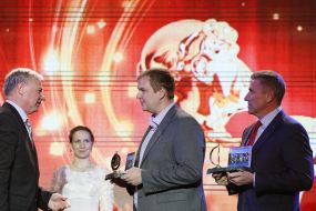 Sergey Bubka, Dmitry Bulatov and Vladimir Brynzak