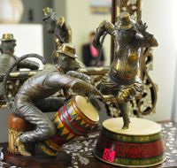 Statuettes of monkeys