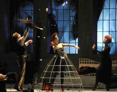 A scene from the play "The Living Corpse"