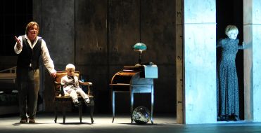 A scene from the play "The Living Corpse"