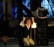 A scene from the play "The Living Corpse"