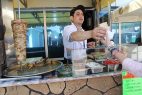 Employee fast food restaurants on the waterfront