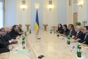 Александр Турчинов и Ханнес Свобода