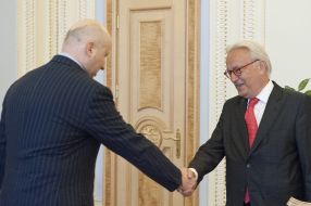 Александр Турчинов и Ханнес Свобода