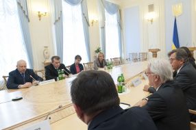 Александр Турчинов и Ханнес Свобода