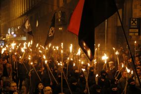 Mass Fight happened at Maidan in Kiev on April 29, 2014