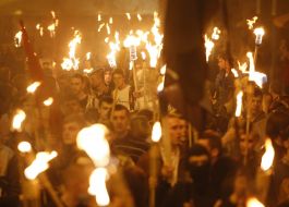 Mass Fight happened at Maidan in Kiev on April 29, 2014