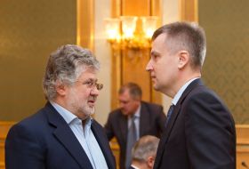 Igor Kolomoyskiy and Valentin Nalivaychenko