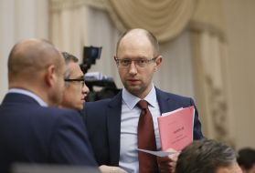 Yuriy Prodan, Aleksandr Shlapak and Arseniy Yatsenyuk