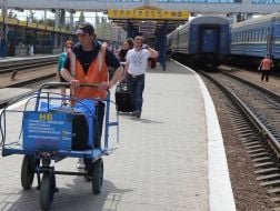 Железнодорожный вокзал в Симферополе