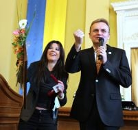 Ruslana and Andrey Sadovy