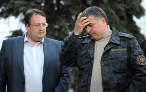 Arsen Avakov and Anton Gerashchenko