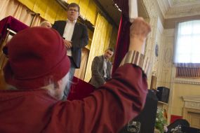 Vitali Klitschko meets with people with disabilities