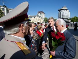 Leonid Kravchuk and Viktor Yushchenko