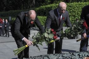Arseniy Yatsenyuk and Aleksandr Turchinov