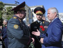 Aleksandr Kuzmuk and Mikhail Koval