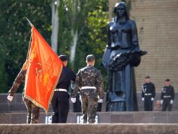 Participants of celebration of Victory Day