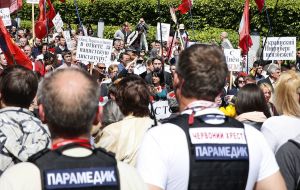 Participants of celebration of Victory Day