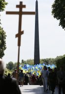 Participants of celebration of Victory Day