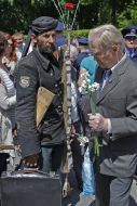 Участники празднования Дня Победы