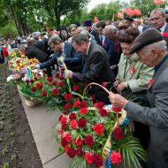 Celebration of Victory Day in Zaporozhia
