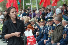 Celebration of Victory Day in Zaporozhia