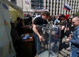"Referendum" in Donetsk